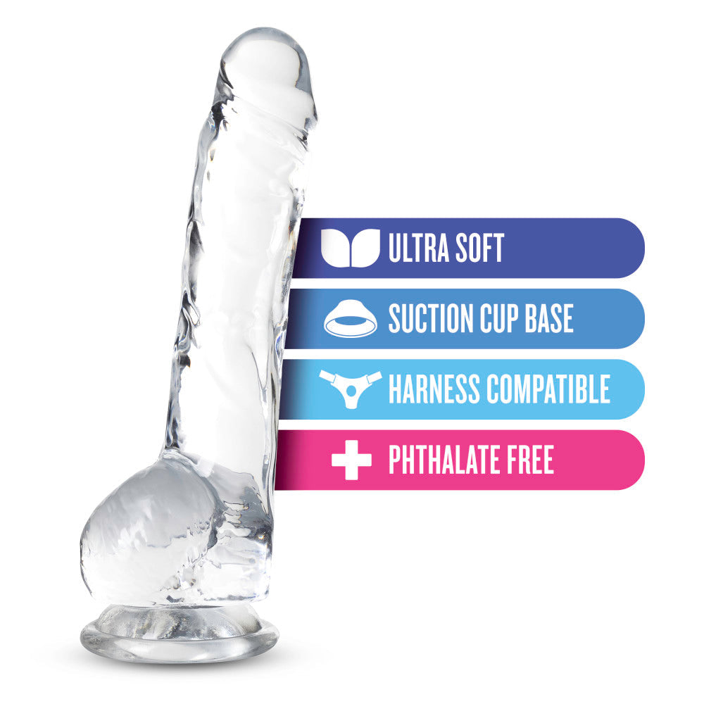 JELLY BEAN I Dildo transparente 18cm