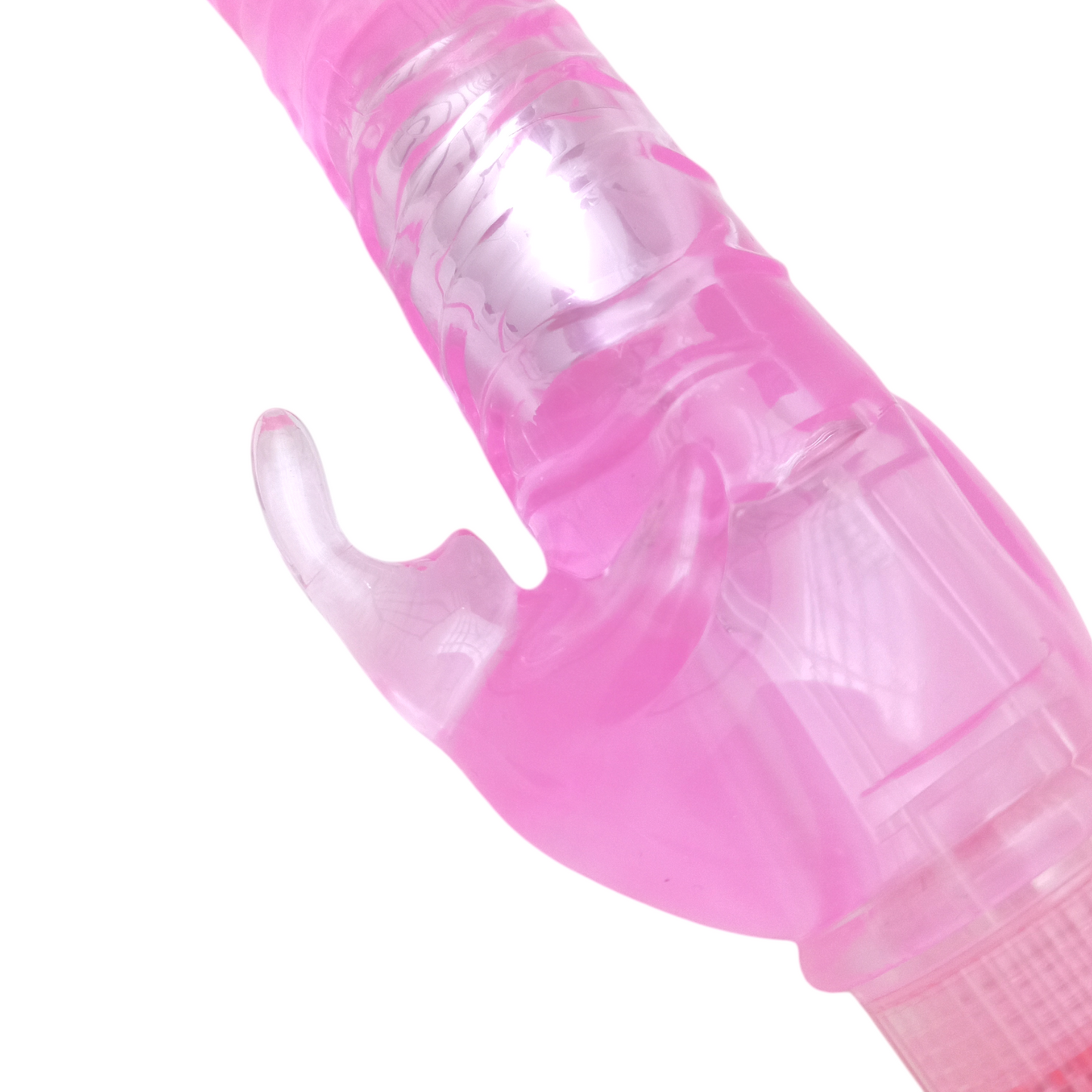 CRISTAL BUNNY I Dildo vibrador rosa