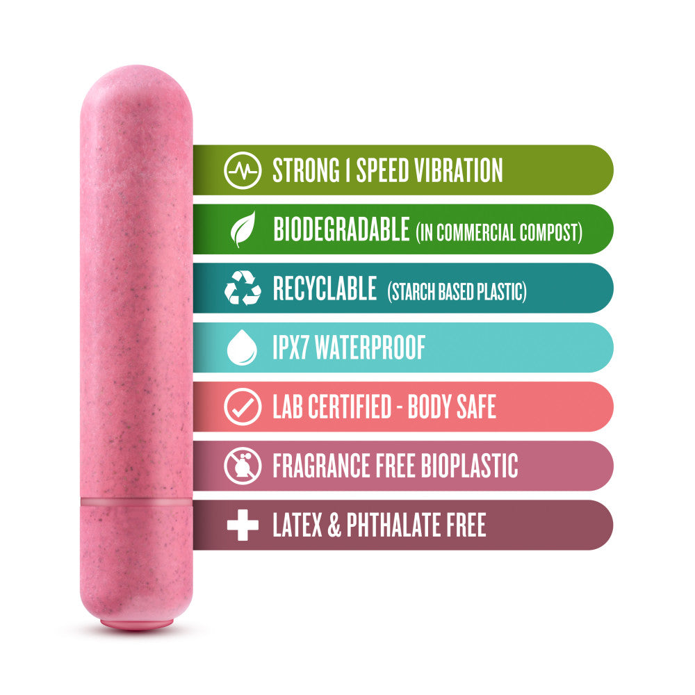GAIA I Vibrador ecológico rosa