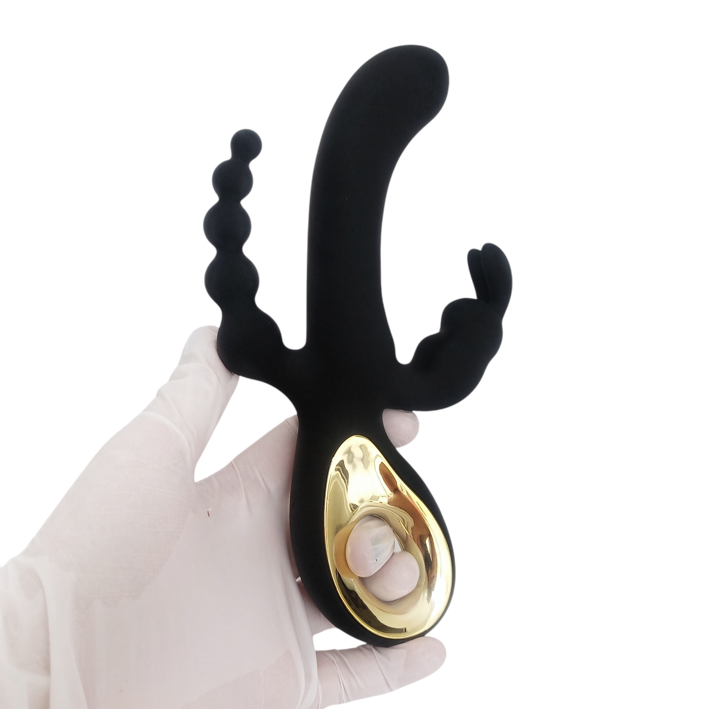 MAGIC BUNNY I Vibrador 3 en 1 Negro