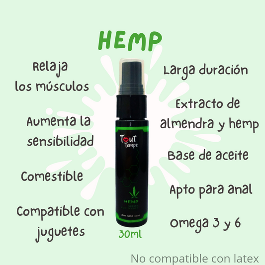 HEMP I Lubricante de aceite 30ml