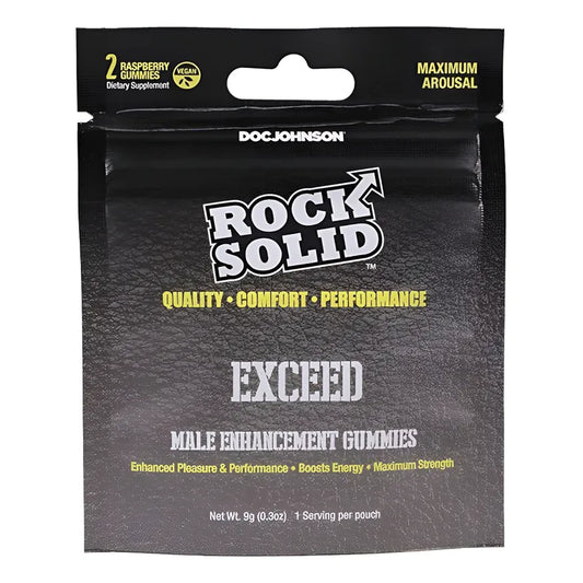 ROCK SOLID l Gomitas vigorizantes para hombre