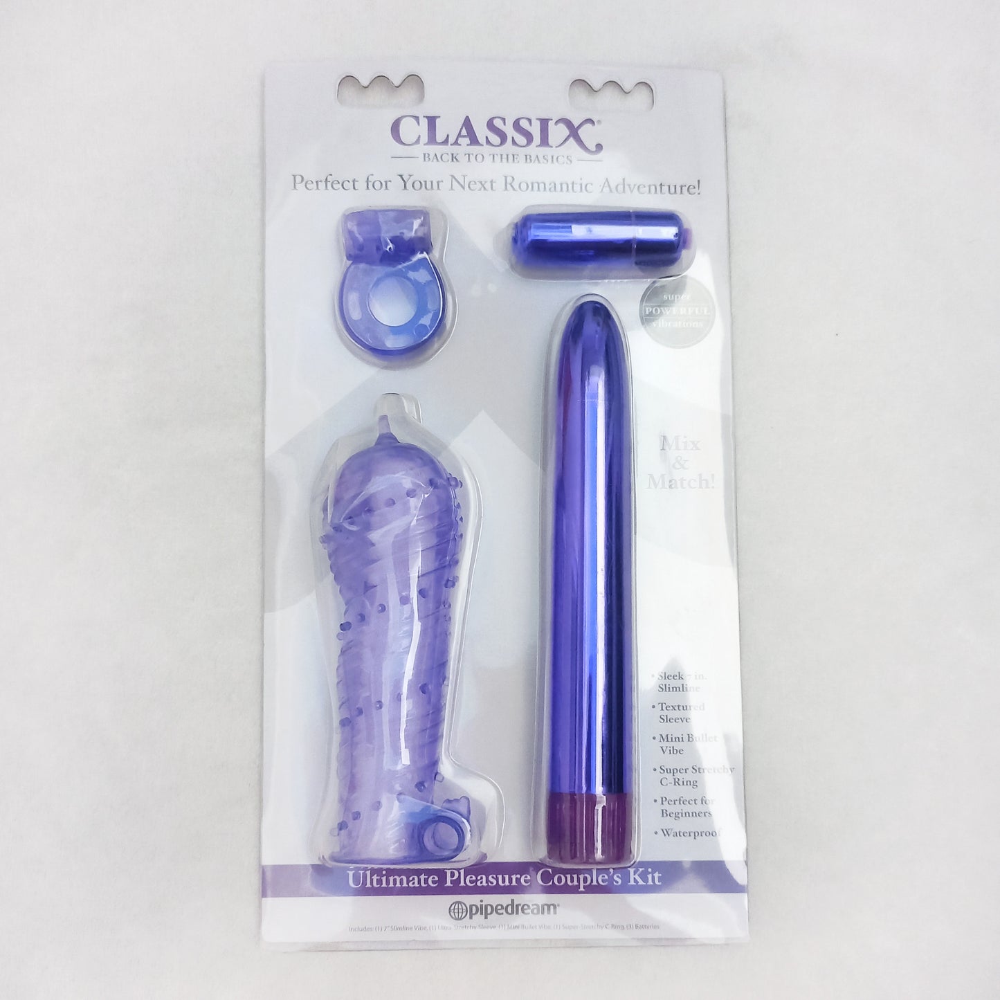 CLASSIX I Kit de vibración y textura para parejas