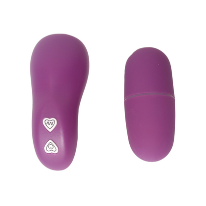 HEARTS CLUB I Vibrador a control remoto morado