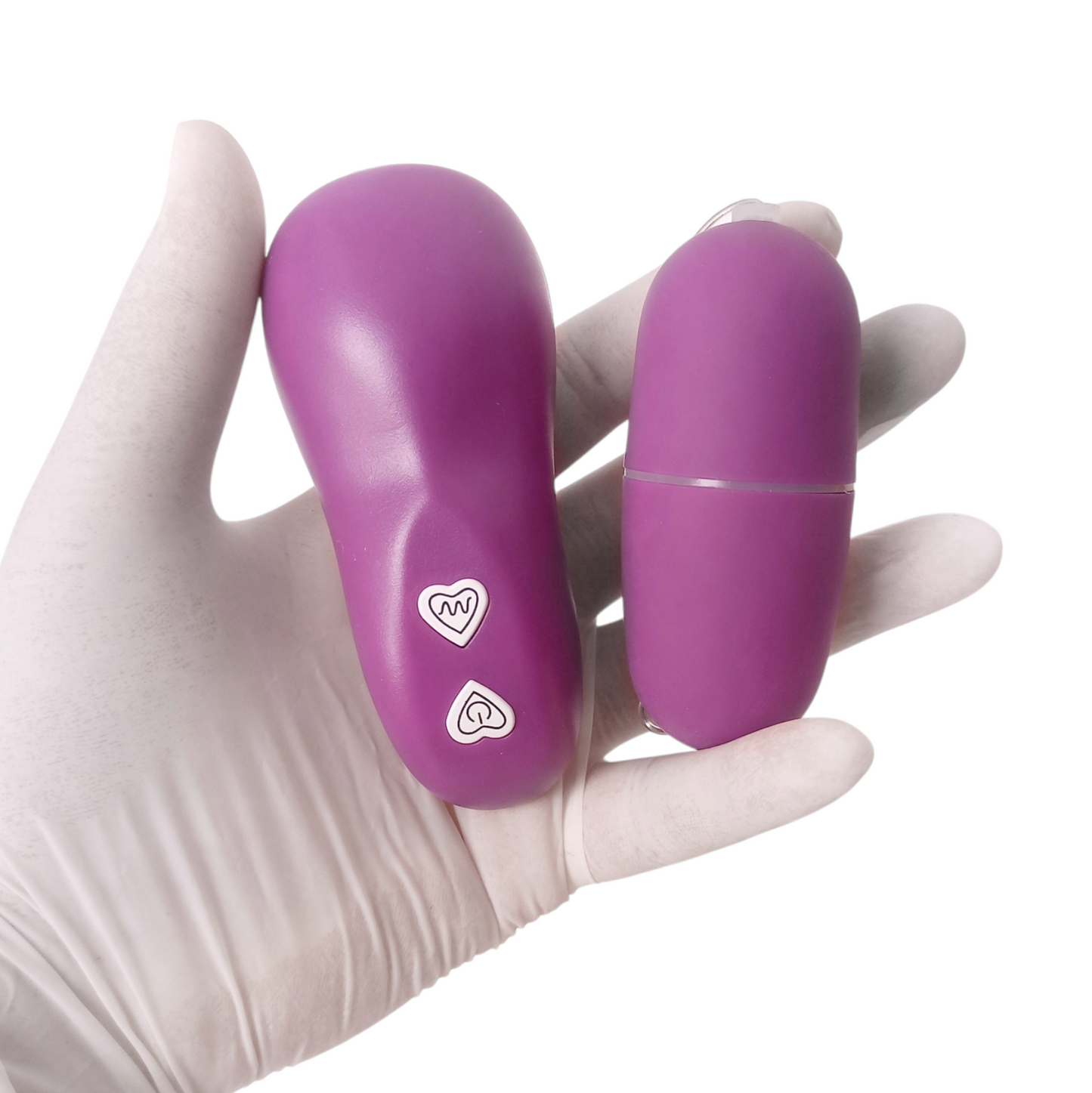 HEARTS CLUB I Vibrador a control remoto morado